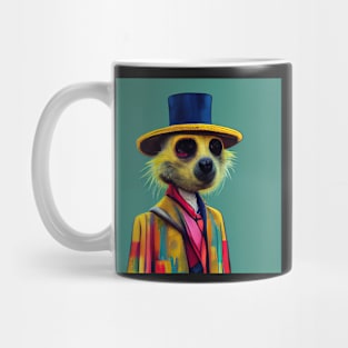 colourful meerkat 06 Mug